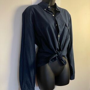 Ralph Lauren Navy Casual Button-Down Shirt